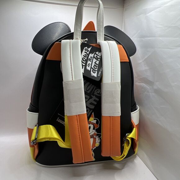 NWT Loungefly Minnie Mouse Candy Corn Glow In The Dark Mini Backpack main image 6